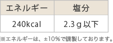 糖尿病食240タイプ/カロリー制限240Kcal